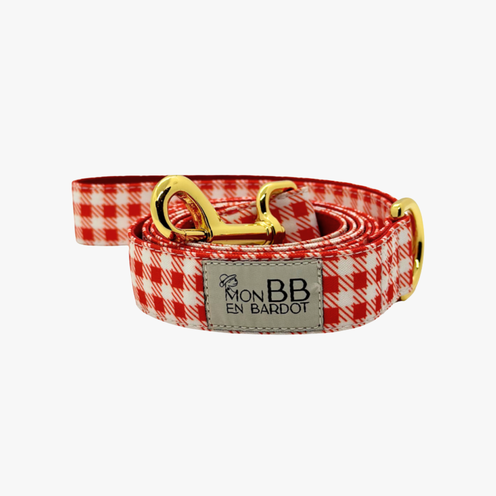 Mon BB x Bardot – Vichy kobbel i rød og hvit — bilde 1