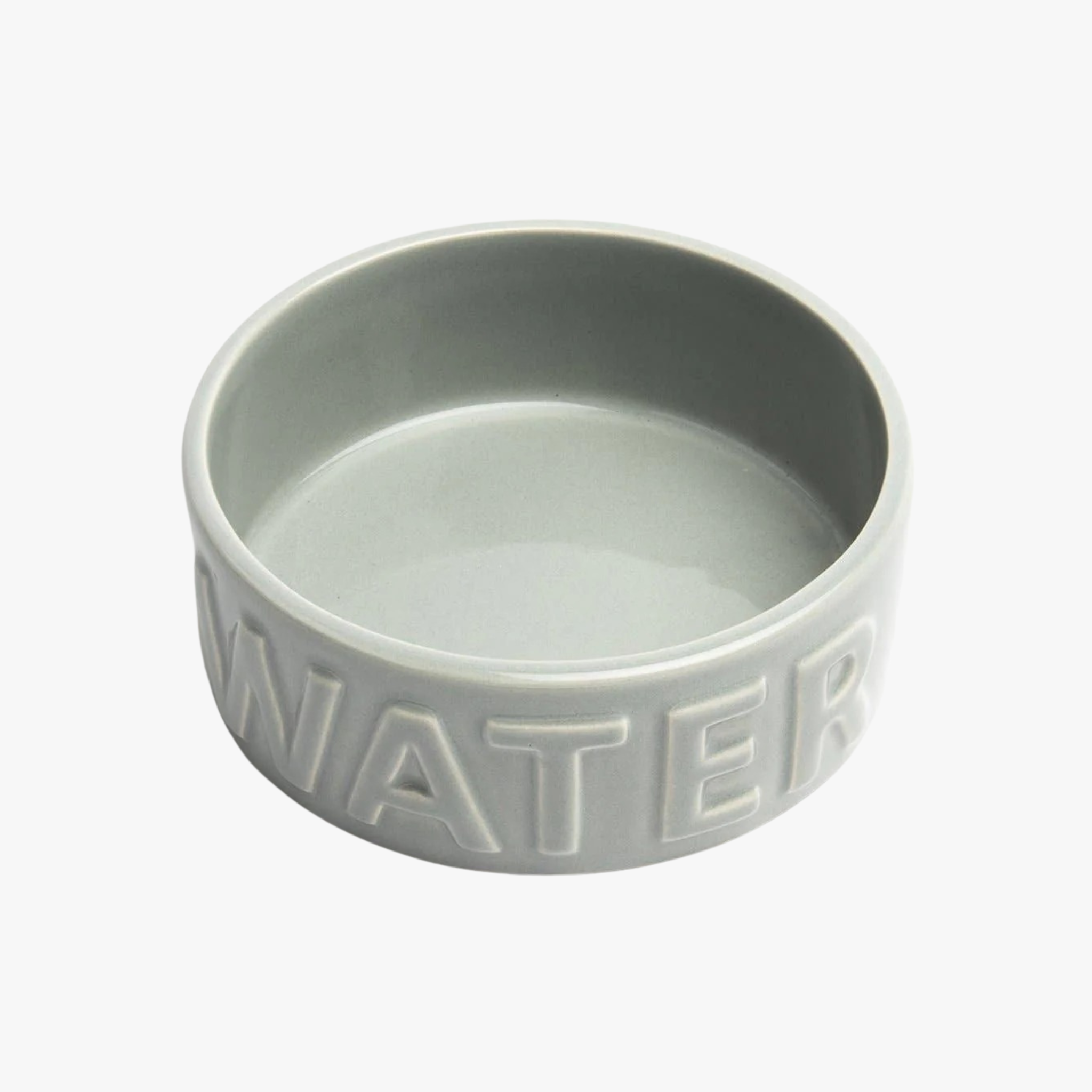 Klassisk "WATER" Hundeskål - Grå — bilde 1