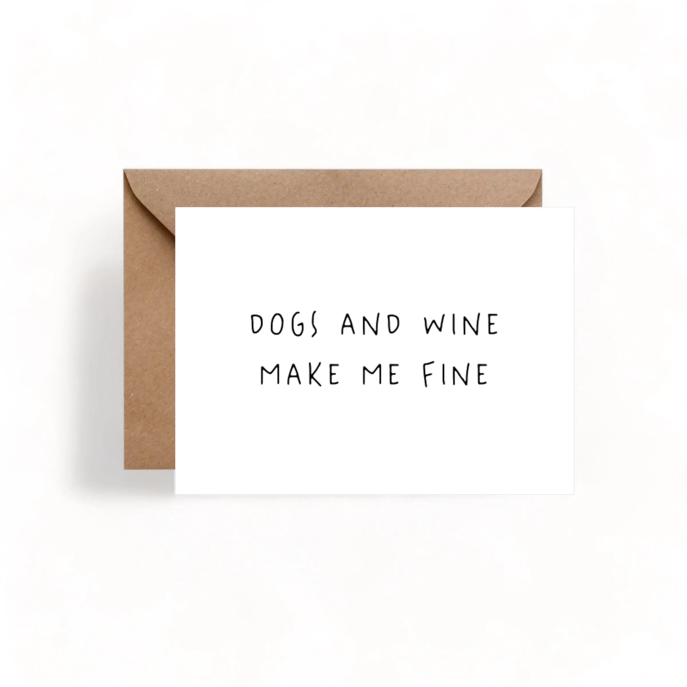 DOGS AND WINE - Kort — bilde 1