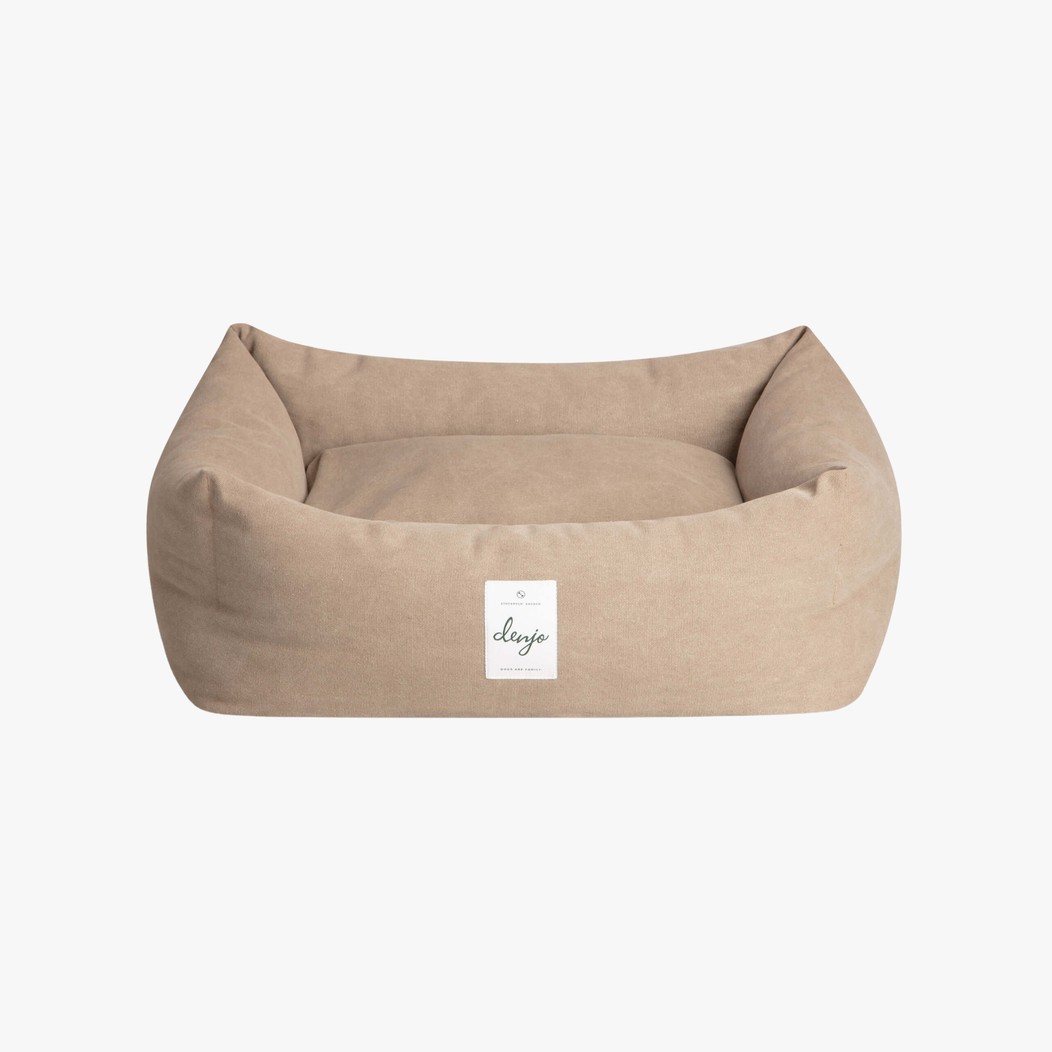 Classic Nest Sand Beige - Hundeseng i bomullscanvas — bilde 1