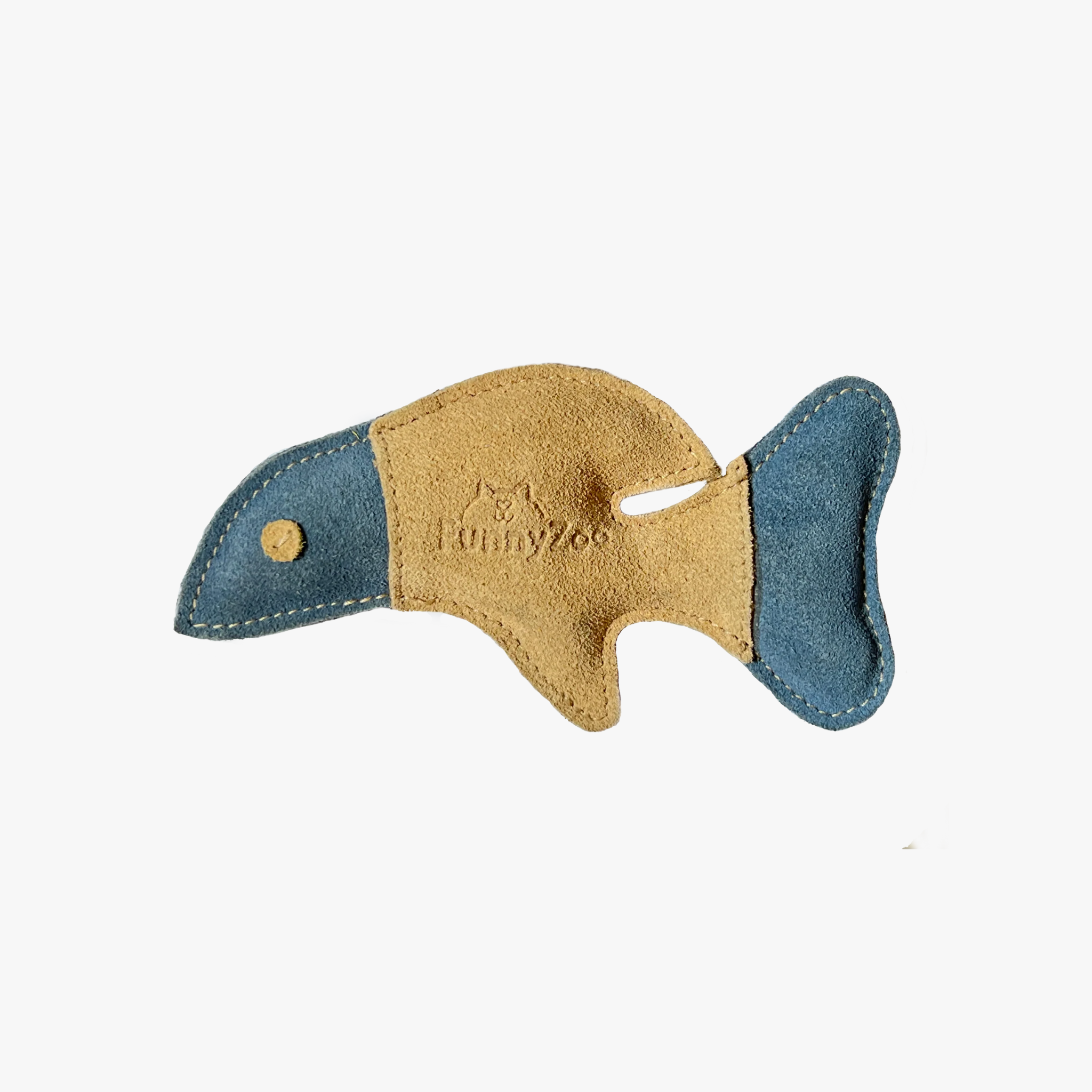 Fish Suede - Naturlig hundeleke i semsket skinn — bilde 1