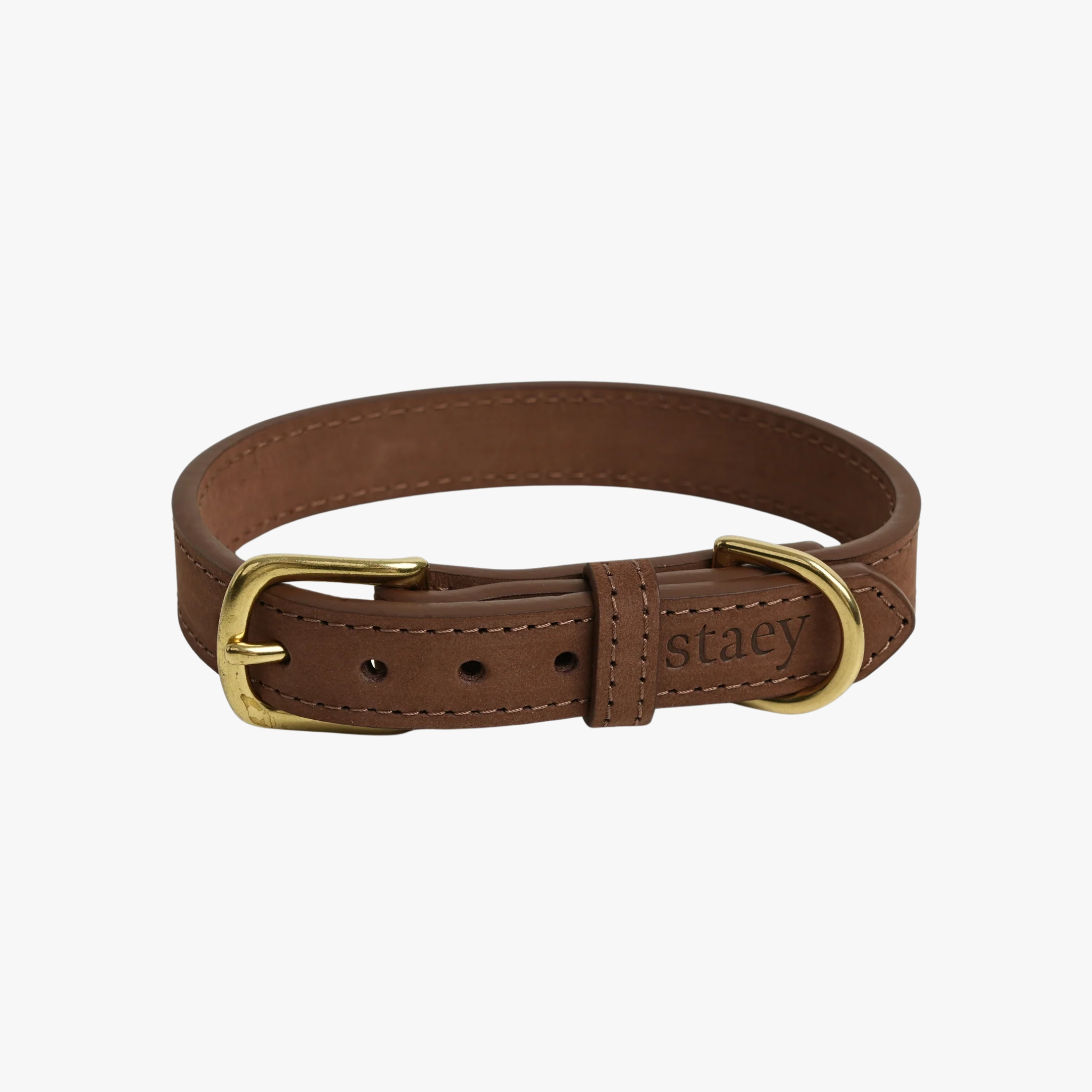 Grace - Skinn halsbånd | Chestnut — bilde 1