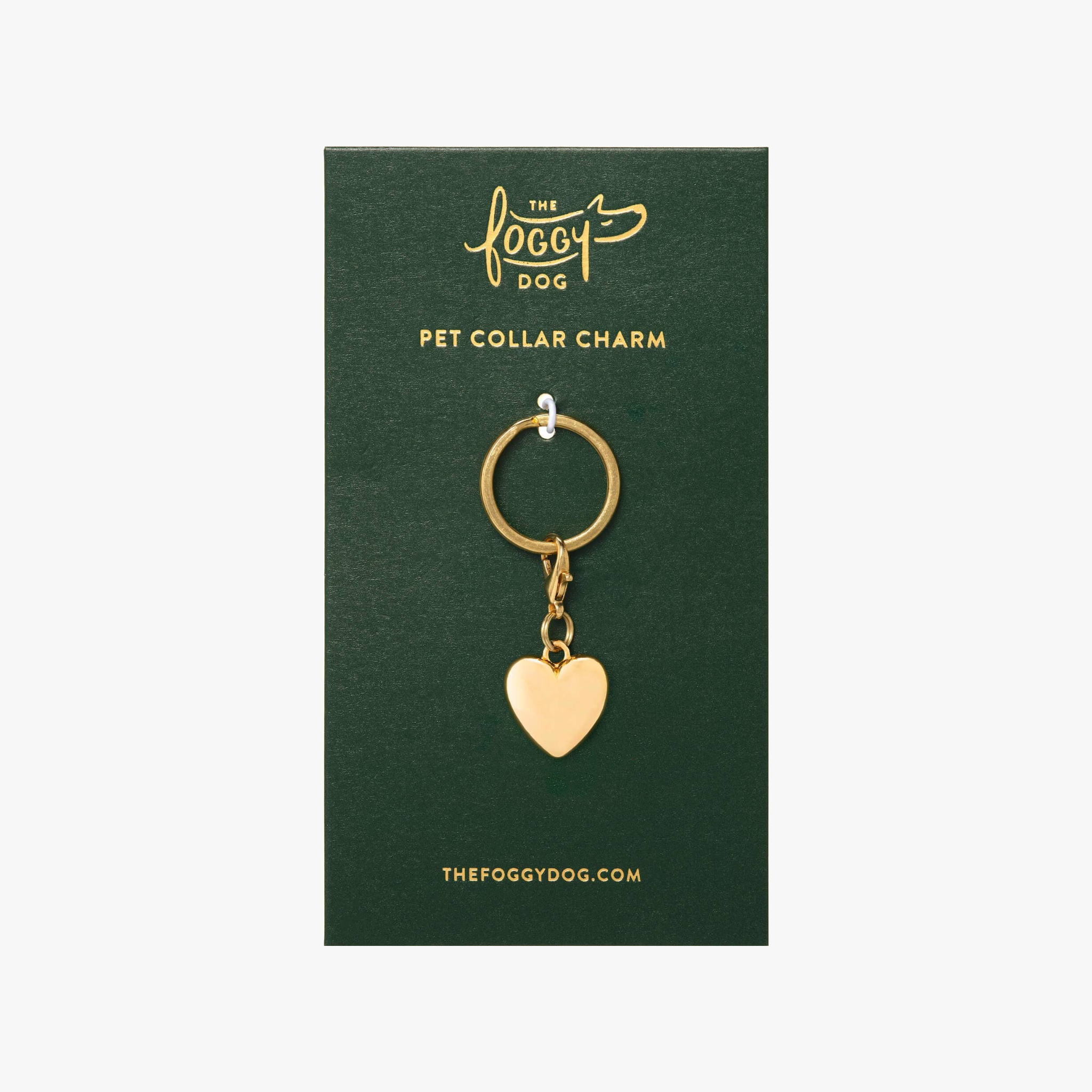 Heart of Gold Charm - Halsbåndsmykke — bilde 1