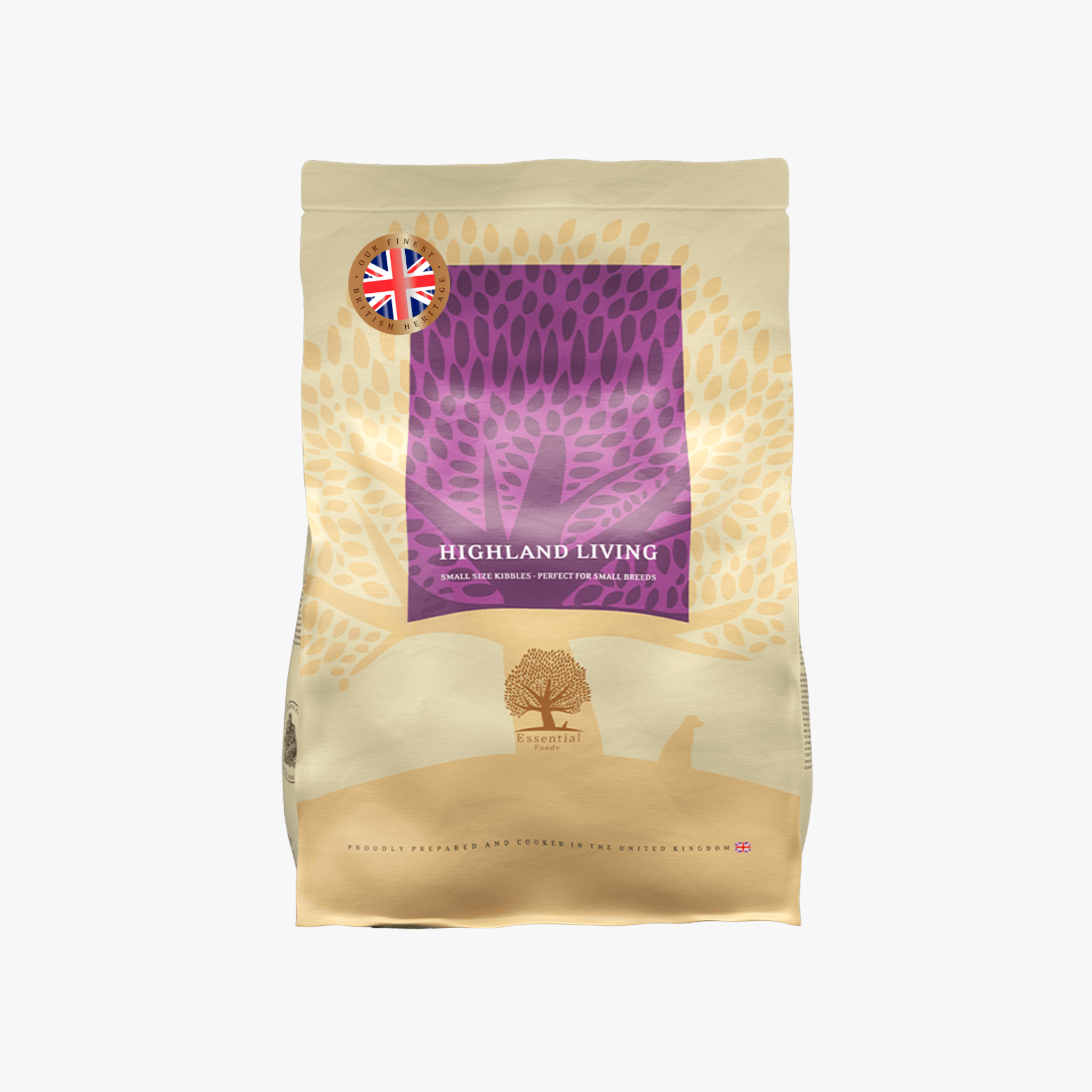 Essential Highland Living – Tørrfôr med okse, due, vaktel og laks — bilde 1