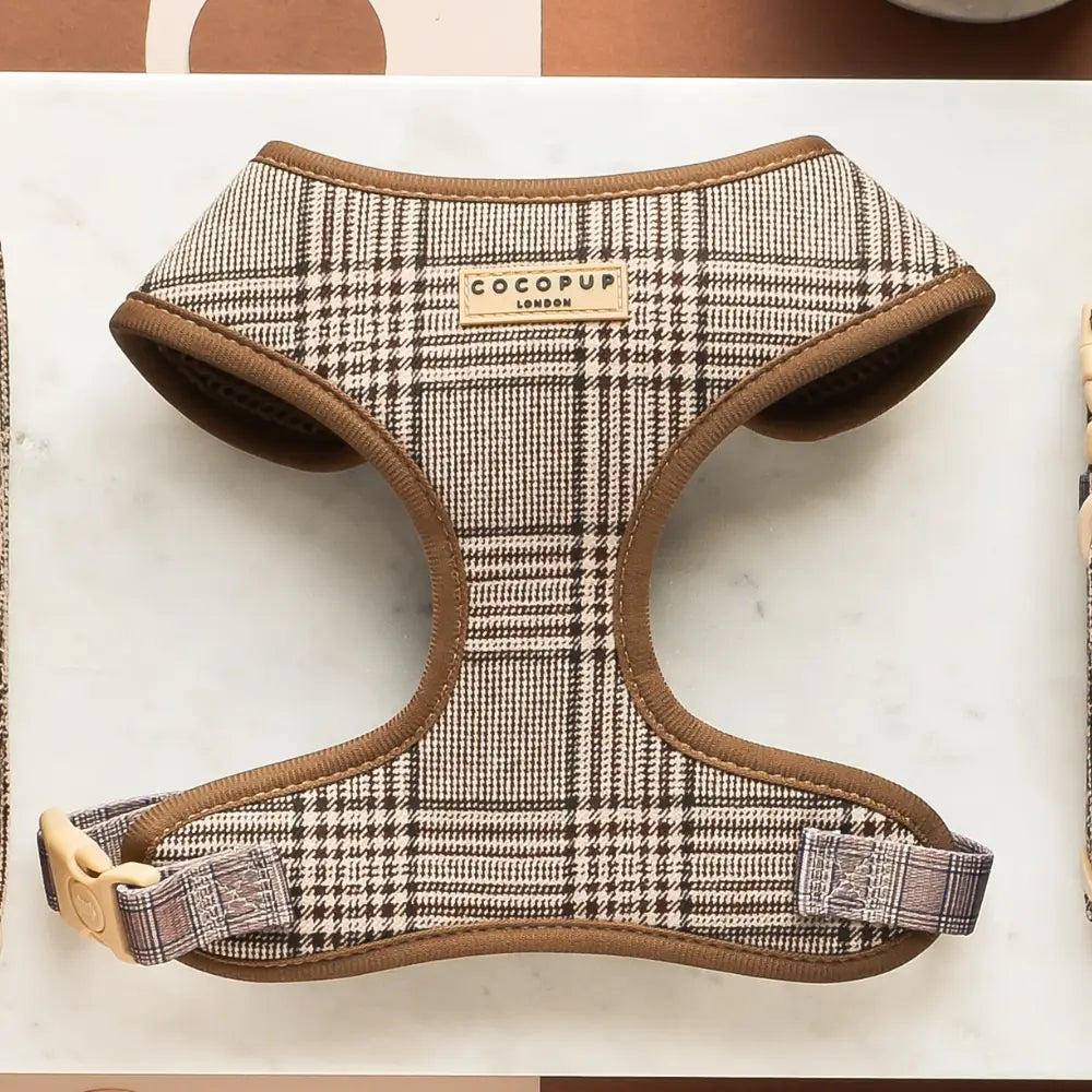 Pup Plaid - Justerbar hundesele i Rutemønster — bilde 1