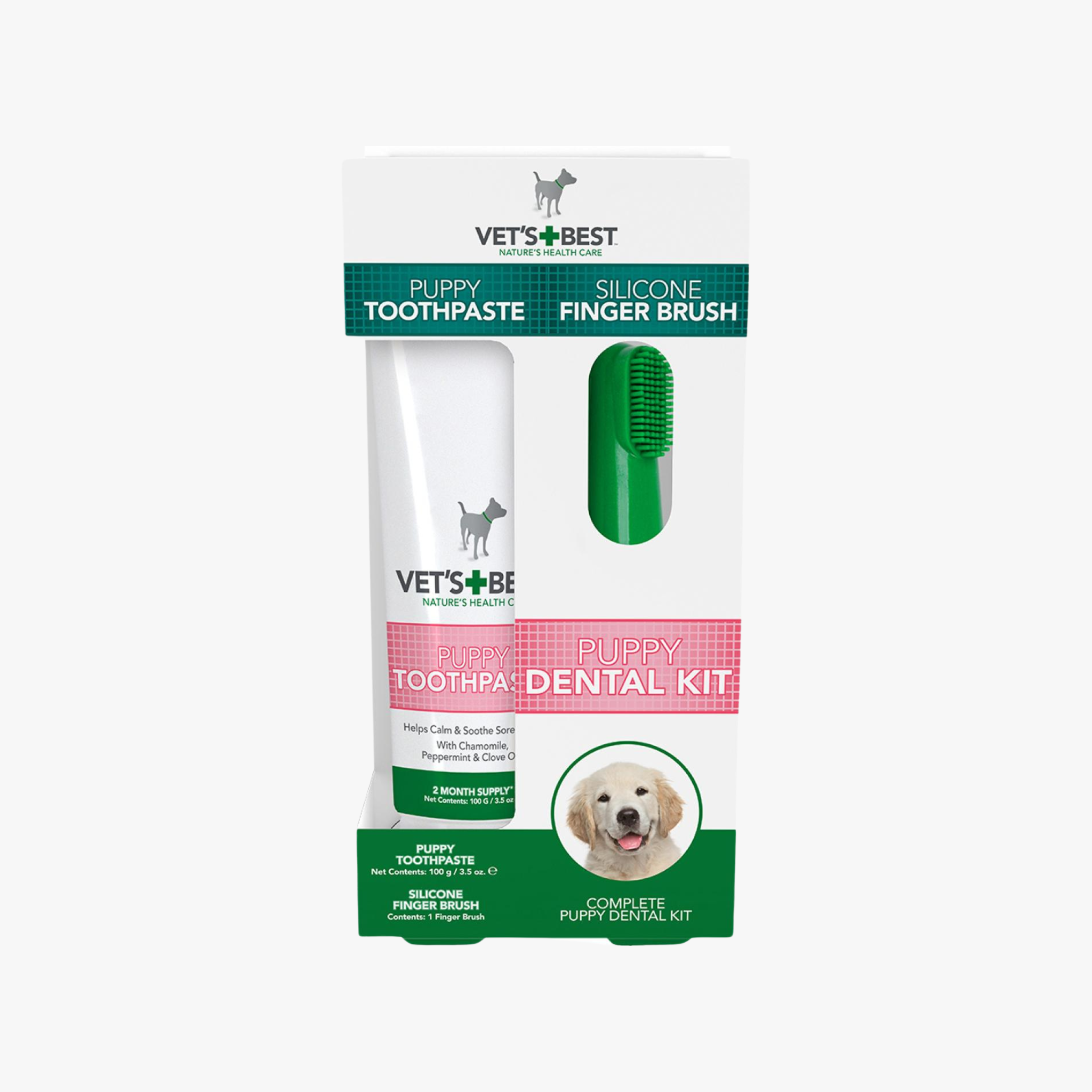 Puppy Dental Kit - Fingerbørste og tannkrem til valp — bilde 1