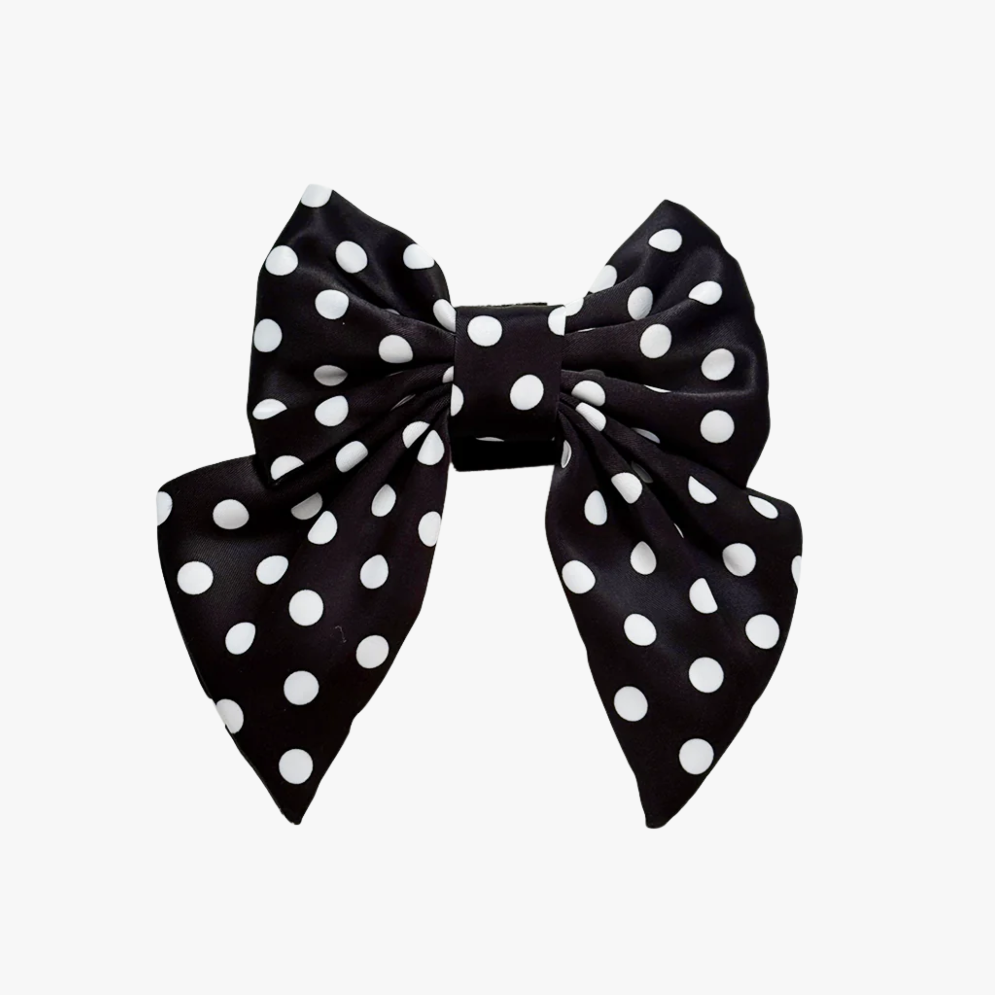 Satin Polka Dot Sailor Bow Tie - Hundesløyfe — bilde 1