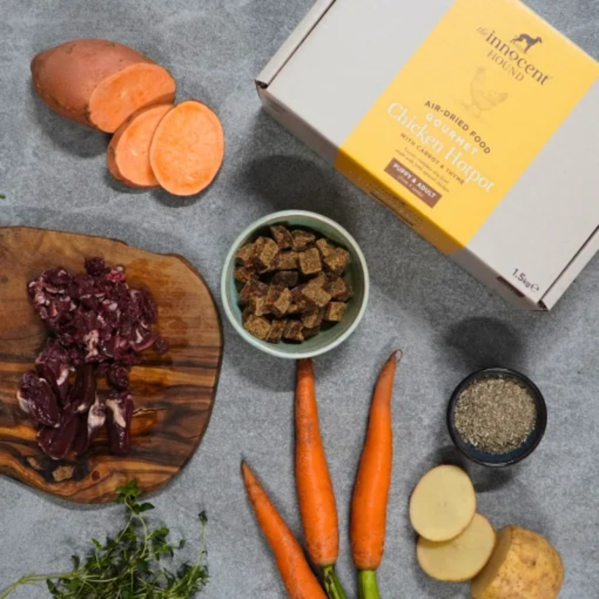 Innocent Hound Gourmet Chicken Hotpot - Lufttørket hundemat — bilde 1