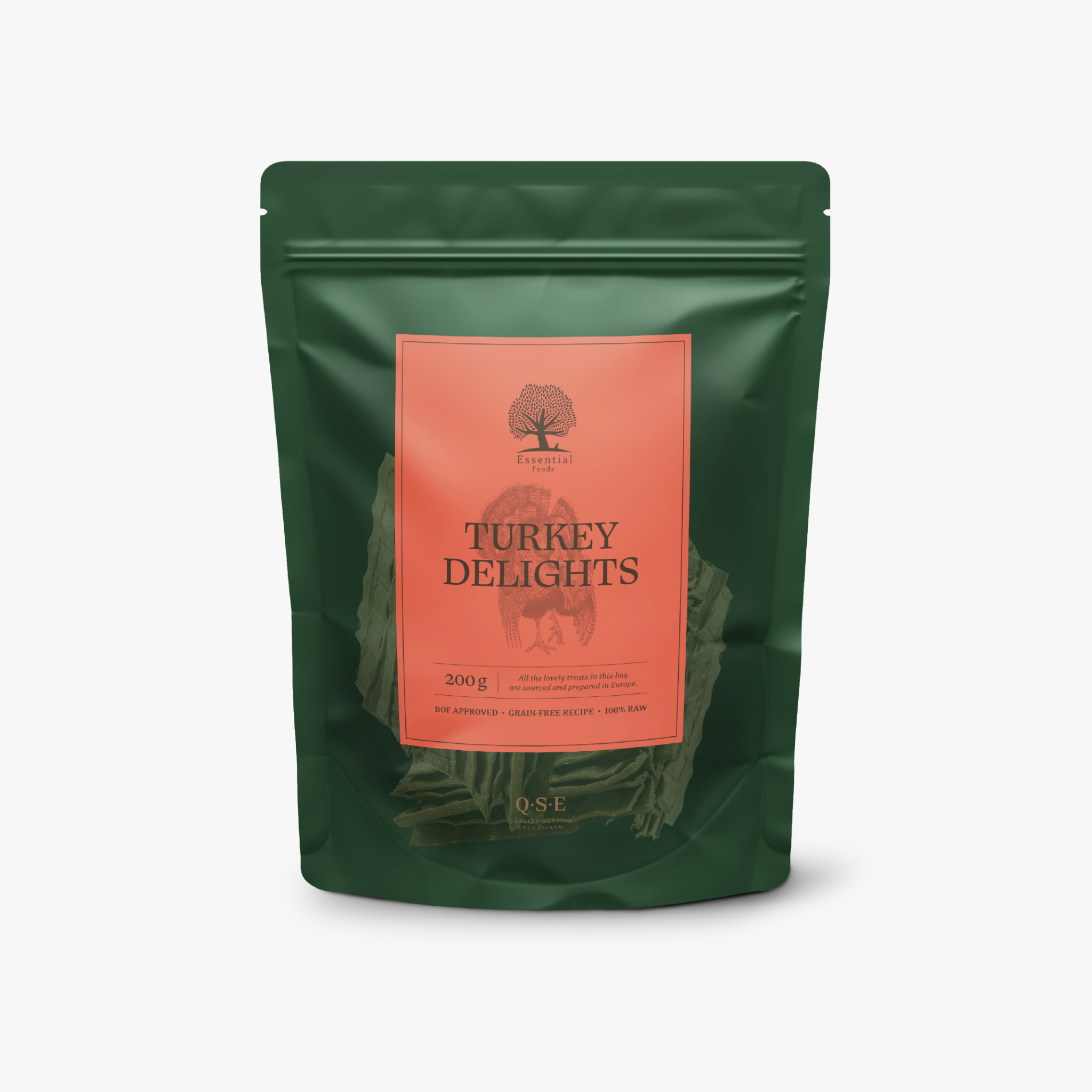 Turkey Delights – Tyggepinner med kalkun | 200g — bilde 1