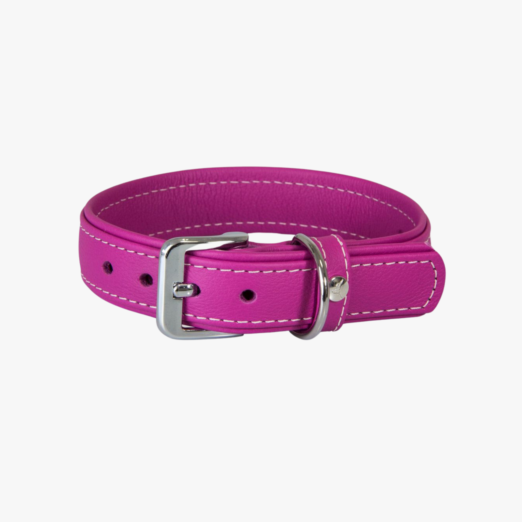 BARCELONA Skinn halsbånd - Rose Violet — bilde 1