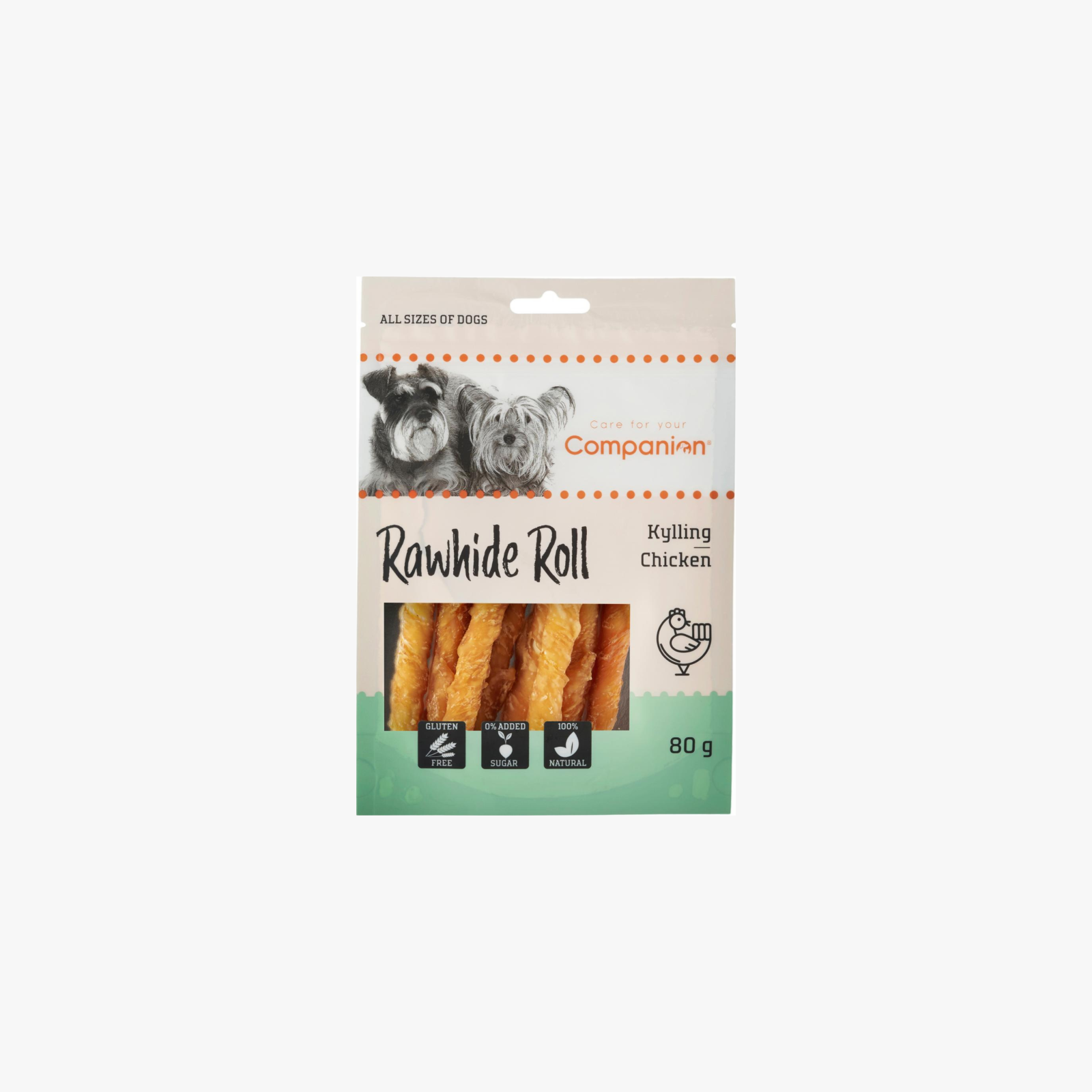 Rawhide Roll, Tyggepinner m/Kylling — bilde 1