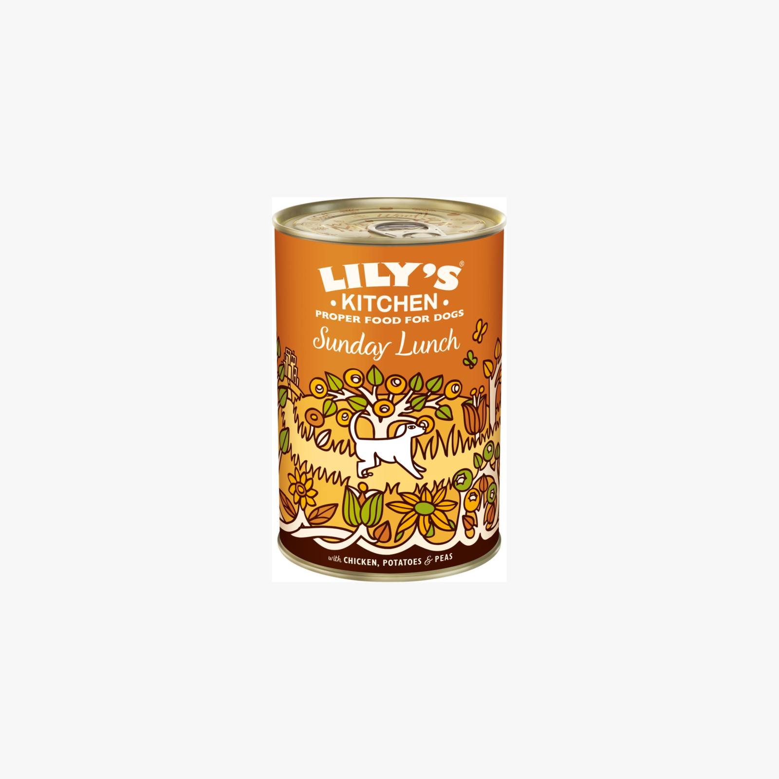 Lily’s Kitchen Sunday Lunch – Våtfôr til voksene hunder med Kylling og Grønnsaker | 400g — bilde 1