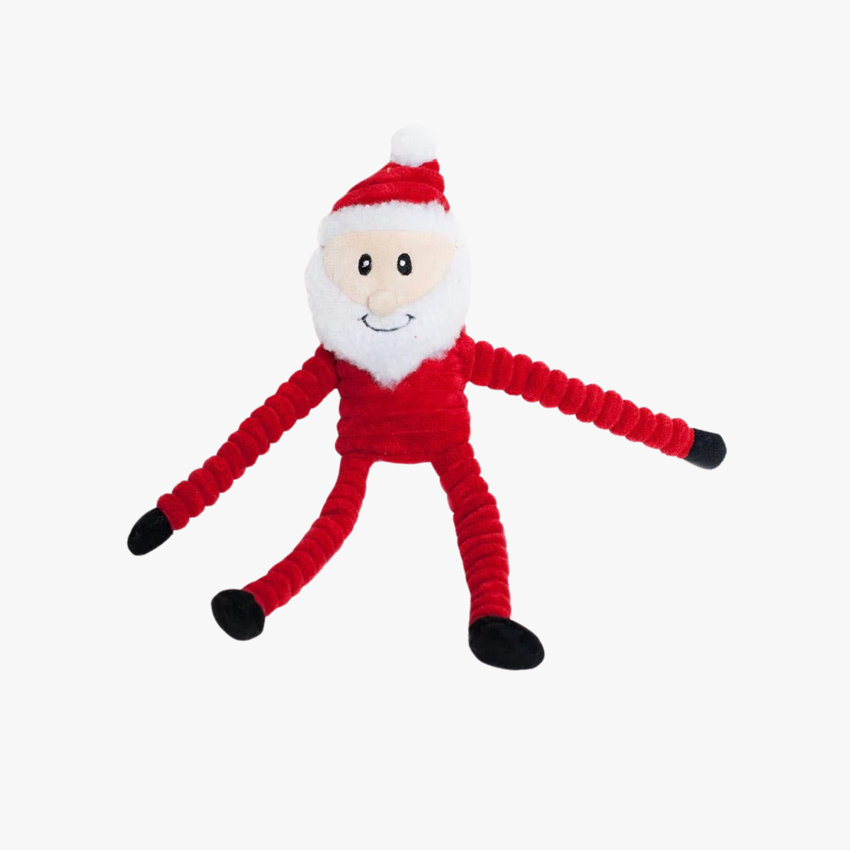 Holiday Crinkle Santa – Juleleke til hund — bilde 1