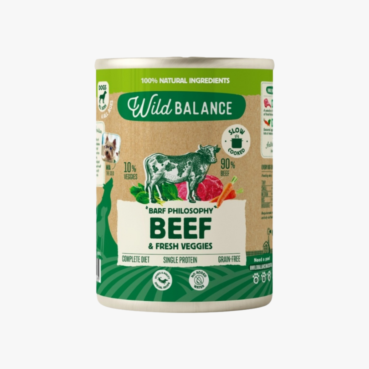 Wild Balance Beef BARF – våtfôr | 400g — bilde 1