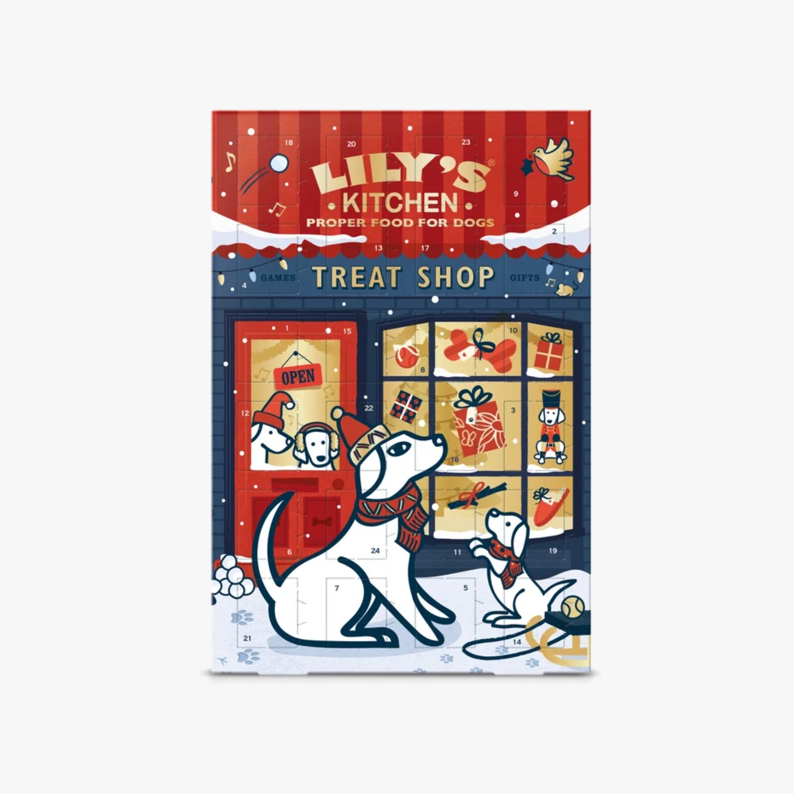 Lily's Kitchen julekalender til hund med godbiter