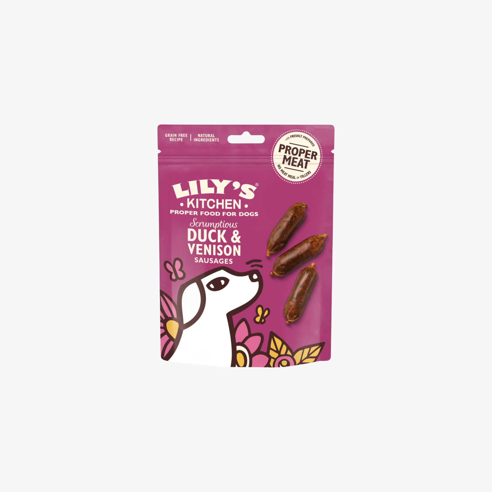Scrumptious Duck and Venison Sausages - Pølsesnacks, 70g