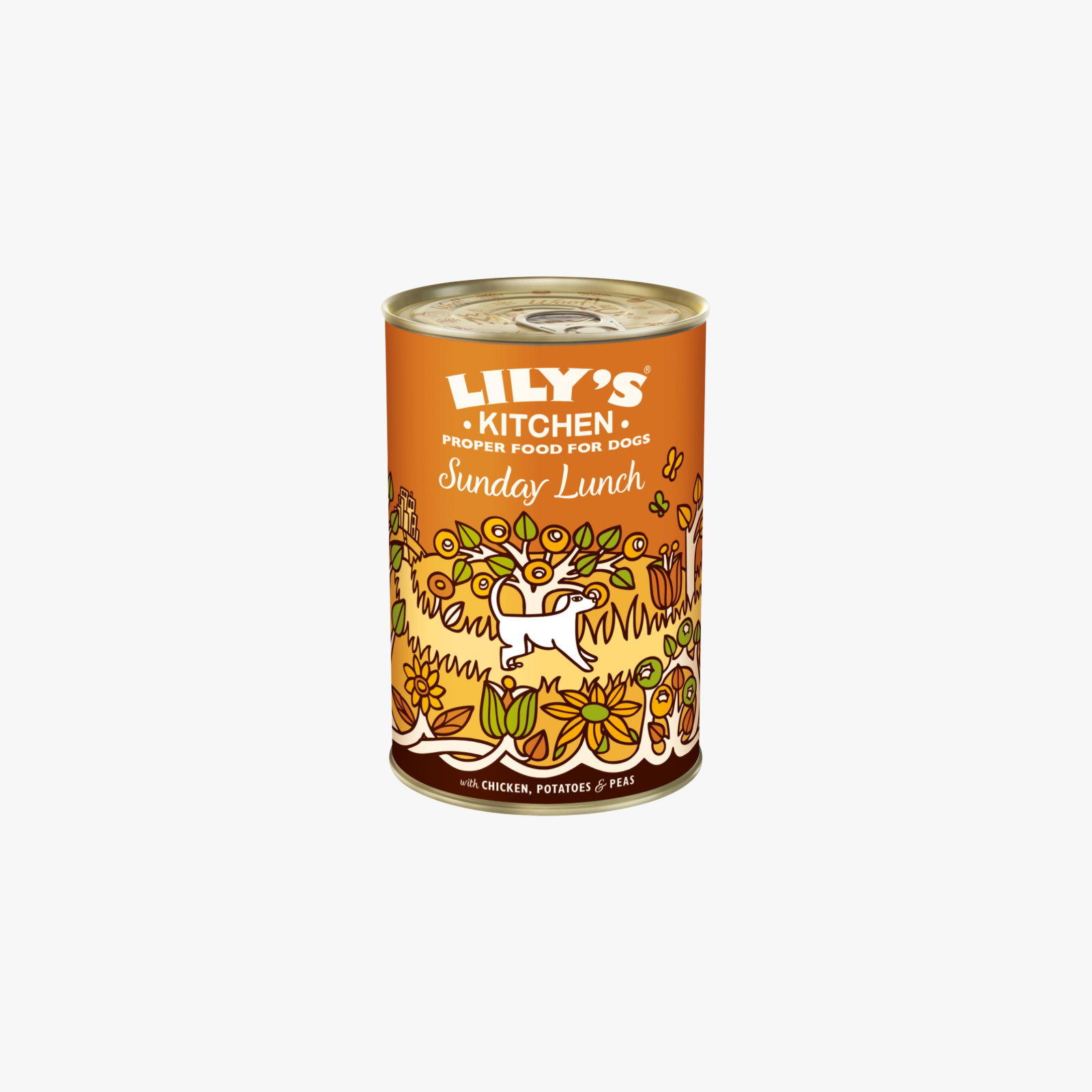 Lily’s Kitchen Sunday Lunch – Våtfôr til voksene hunder med Kylling og Grønnsaker | 400g